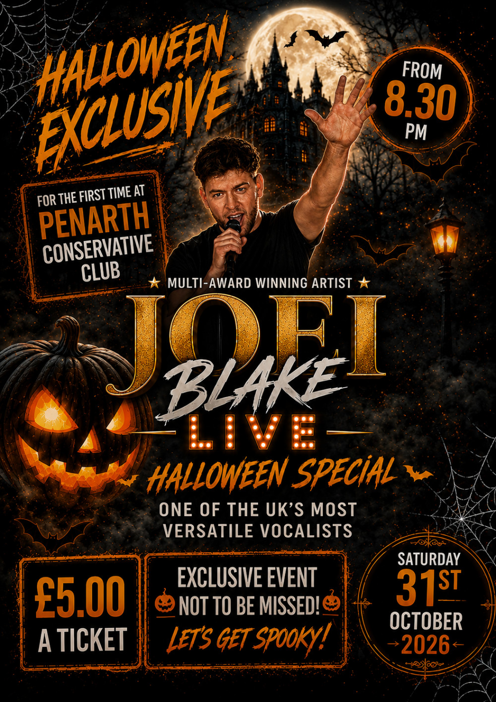 Charity Halloween Party with Joei Blake