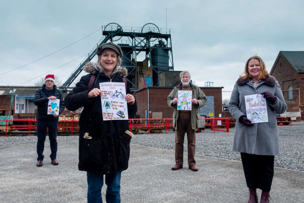 Local councillors turned out at Snibston Country Park to promote a competition earlier this year