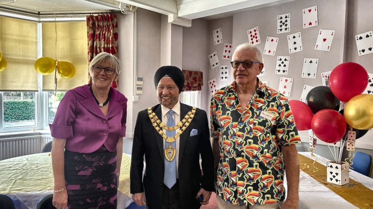 The Mayor of Solihull said he found the morning "very enlightening" (Photo: Nub News)
