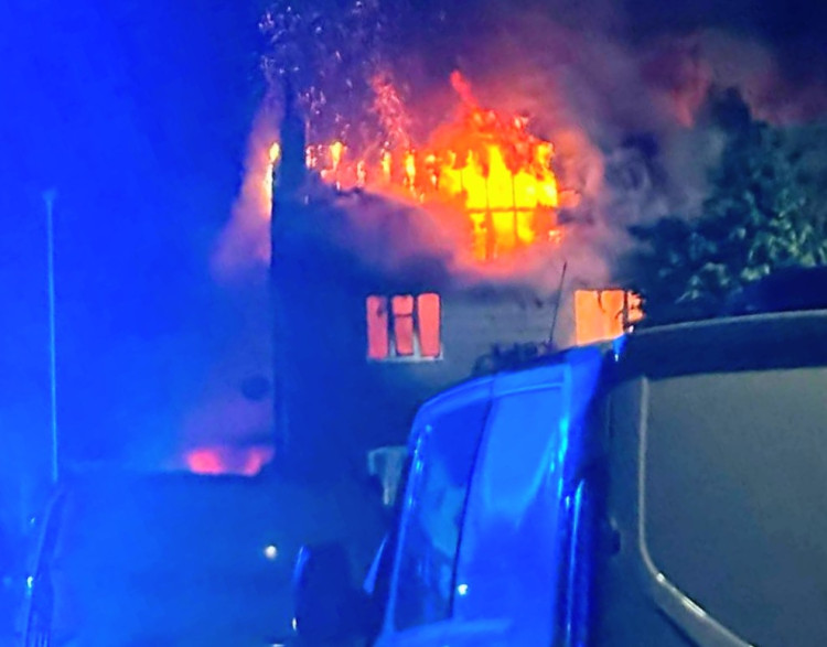 A community fundraiser has been launched after a fire ripped through a home on Sandfield Avenue, Wrenbury, on 18 July (Photo: 