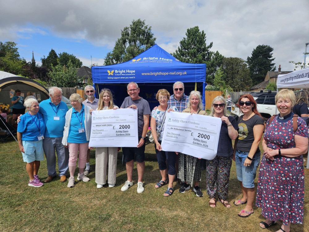 Ashby Open Gardens donates £4,000 from this year's event to local charities (Photo: Ashby Open Gardens)