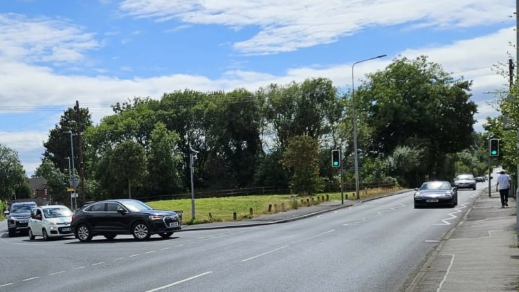 Congleton Road is being widened to create a new right-turn lane into Moss Lane (Credit: Supplied)