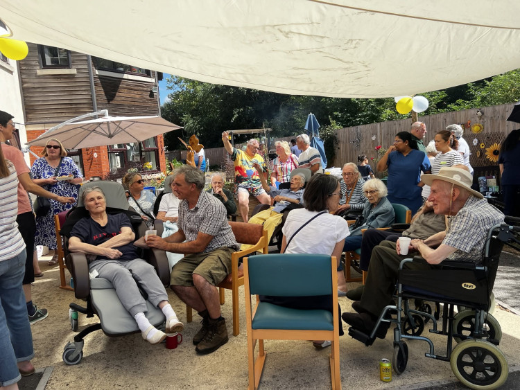Glastonbury Care Home held a summer BBQ at Pike Close on Sunday, with Wells City Band, food, tombola, cream teas and ice creams.