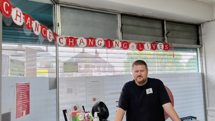 General Manager of Chance Changing Lives, David Barker, has exclusively spoken to Crewe Nub News about the charity based on Coronation Crescent (Photo: Ryan Parker).