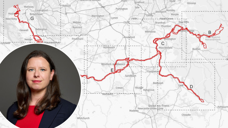 Congleton MP Sarah Russell spoke at a recent Westminster Hall debate on the controversial CO2 pipeline (Credit: Sarah Russell/ARUP/AECOM/Peak Cluster)