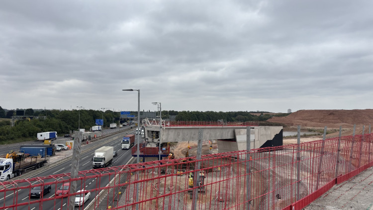 The closures are due to further works on the M42 twin box and Water Orton viaducts (Photo: Nub News)