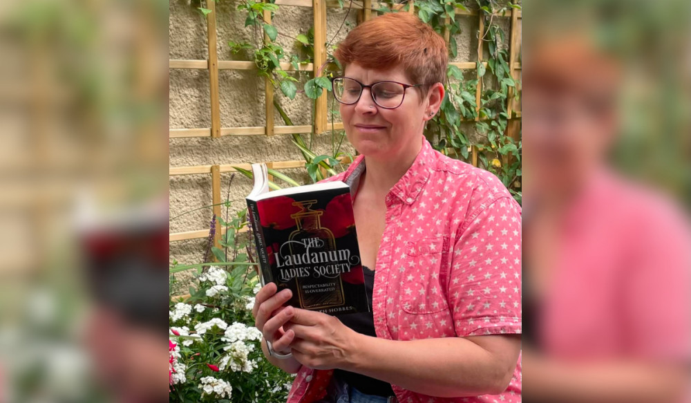 Elisabeth Hobbes is celebrating the release of her latest book, The Laudanum Ladies’ Society (Credit: Supplied)