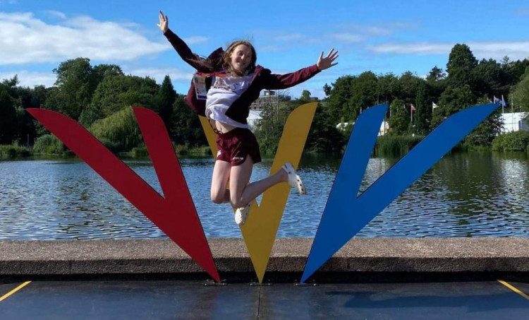 Local swimmer, Poppy Maskill, clocks up a silver medal at the Commonwealth Games. Photo from the previous Commonwealth Games. (Photo: Poppy Maskill)