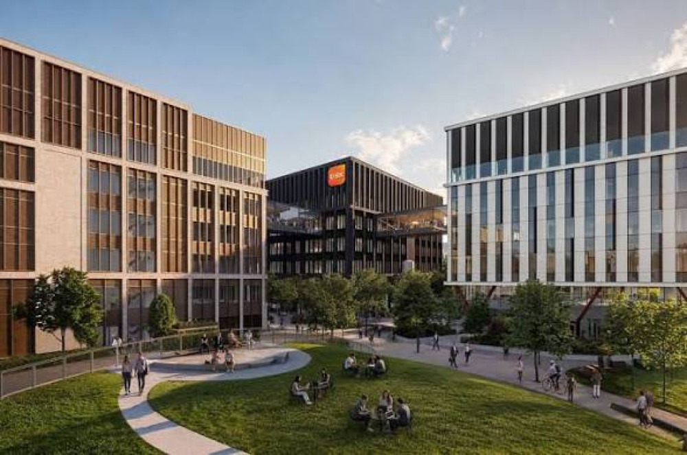 CGI of the new site 