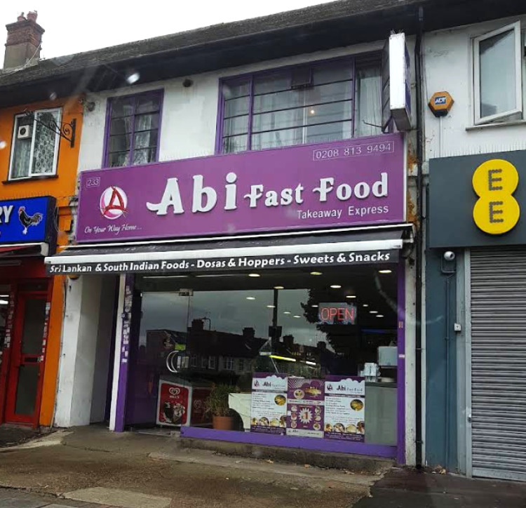 Abi Fast Food on the Broadway in Southall (credit Google Maps)