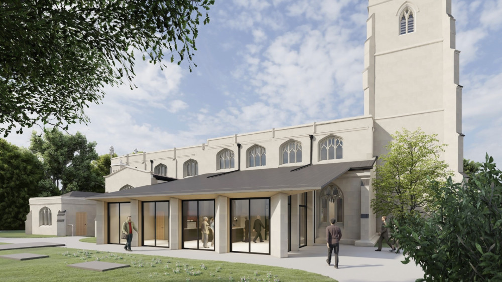 Plans also include reopening and enlarging a 15th-century doorway on the north side of the church and constructing a welcome annexe with catering facilities and accessible toilets (Image supplied)