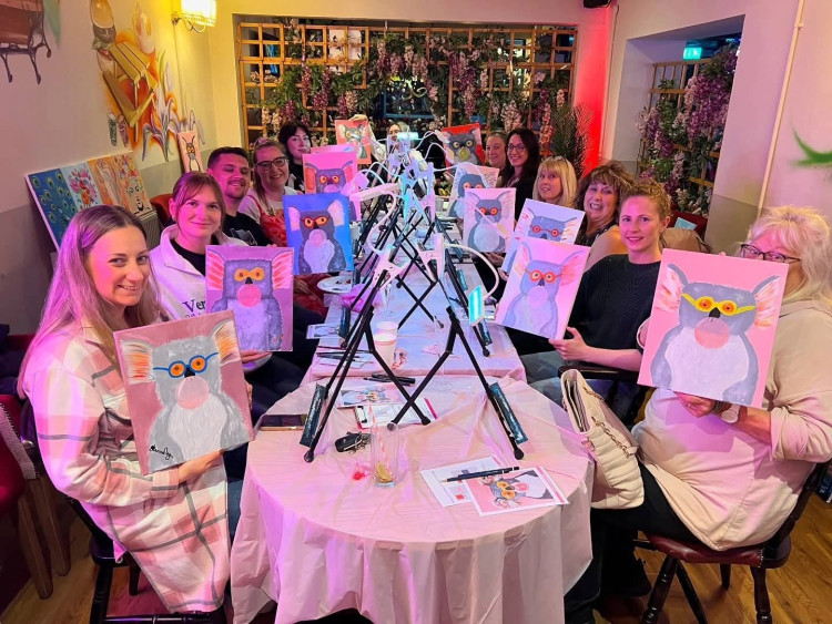 Kevin the Koala Paint and Sip