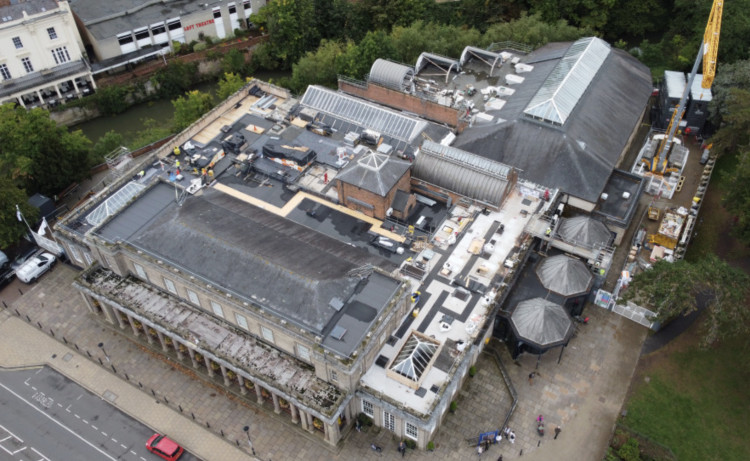 Application submitted for roof safety upgrades at Leamington's Royal Pump Rooms (image via WDC)