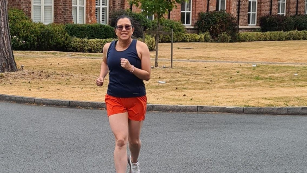 Stockport resident Helen is running a half marathon raising funds for Anthony Nolan, the stem cell charity which saved her life (Image supplied)