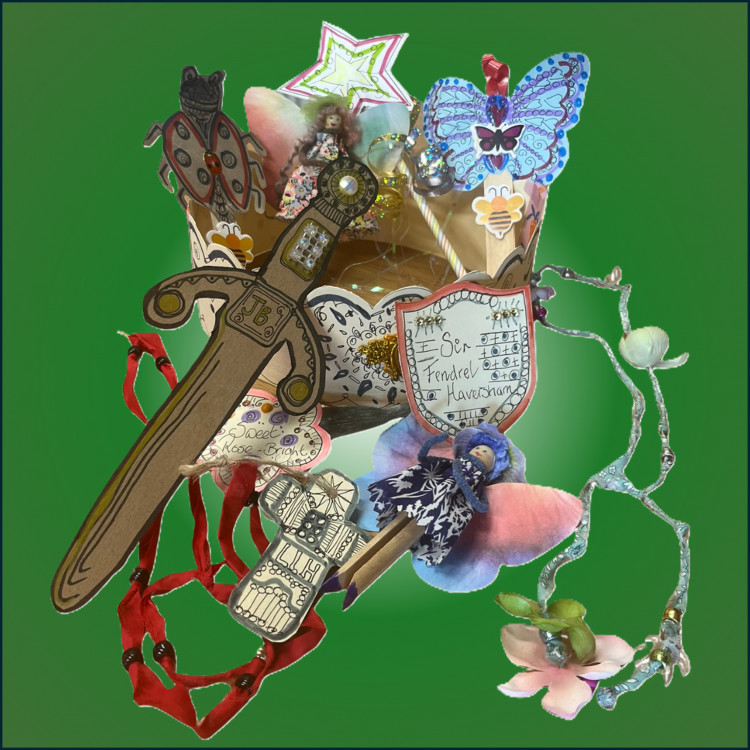 Knights and Fairy Art Cart