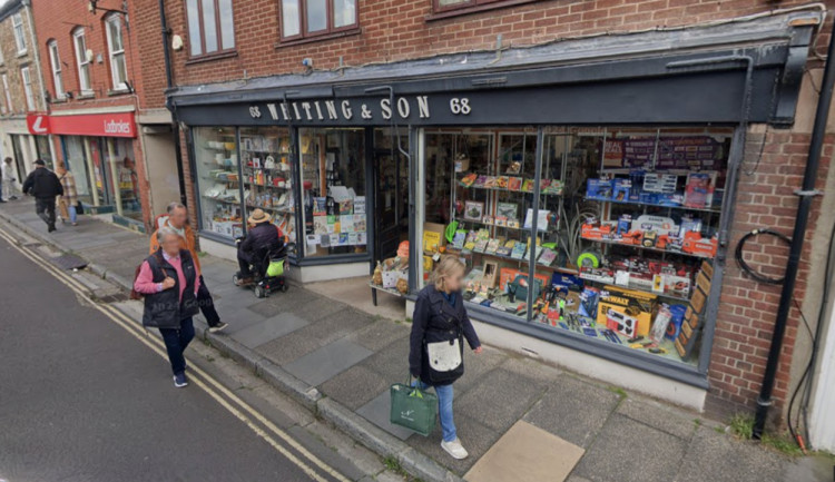 Whiting and Son in Wells. 