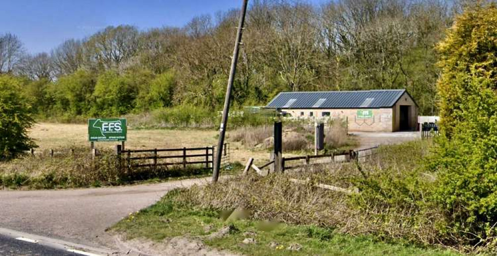 The site just off the A511 is planned to for the new industrial facility