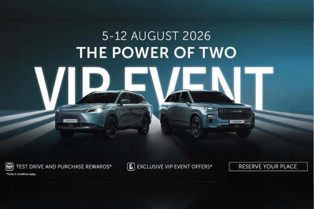 Our motors partner at Swansway OMODA JAECOO Stockport, is inviting local drivers to celebrate the brand with an exclusive VIP event (Image - Swansway)