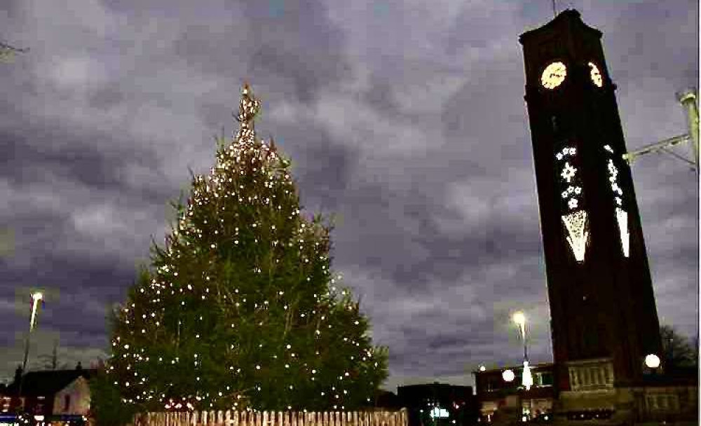 Last year's Christmas switch on was a low key affair due to the Covid lockdown