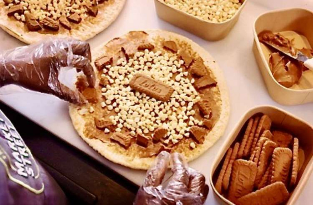 The festive pizzas are being made in time for Christmas The festive pizzas are being made in time for Christmas