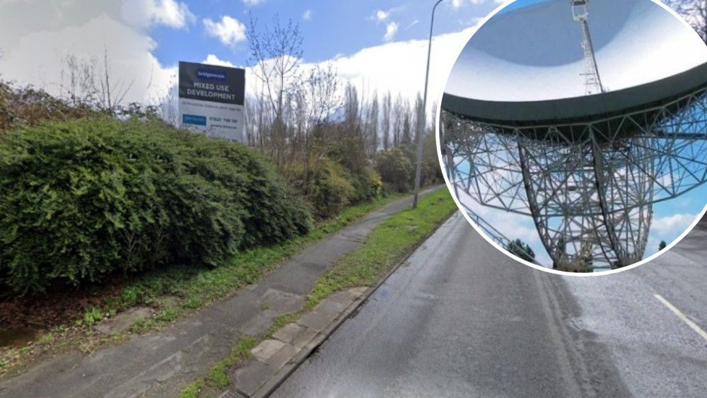 Cheshire East has refused an application for 101 homes because of the detrimental impact the development would have on Jodrell Bank and Bespak Pharmaceuticals (Credit: Google Maps)