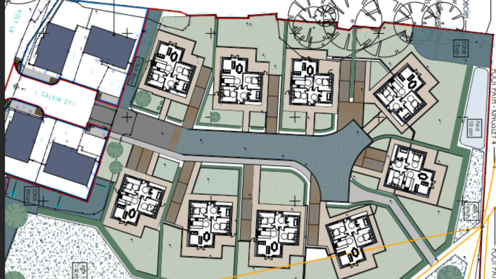 Calvin Court Site Plan (image via Hammonds Construction Ltd / LDRS)