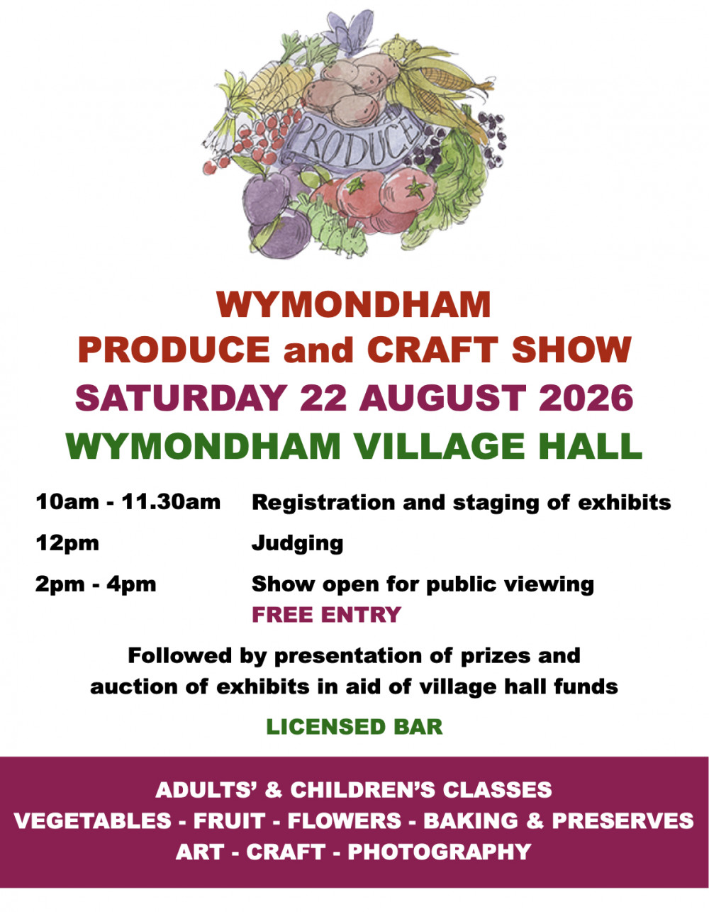 PRODUCE AND CRAFT SHOW