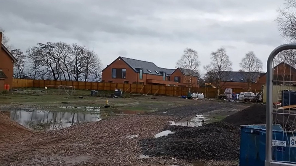 Cheshire East has given the go-ahead for eight homes to be built on the site of a former kennels at Hough (Photo: CEC Planning).
