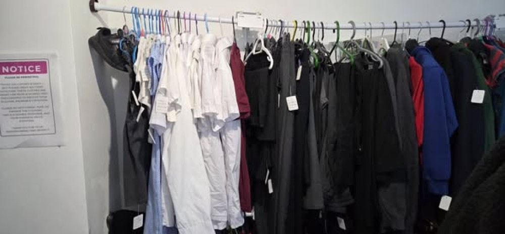 Inspire Youth Collective in Ashby has a school uniform rail to cut the costs for parents (Photo: Inspire Youth Collective)