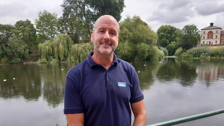 Gareth Mead, riverside manager at Severn Trent (image via LDRS)
