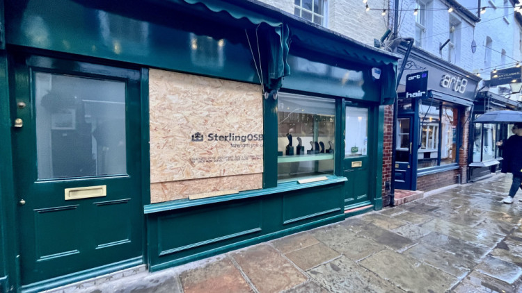 regory & Co Jewellers pictured on 1 February 2026 following the robbery (credit: Nub News)