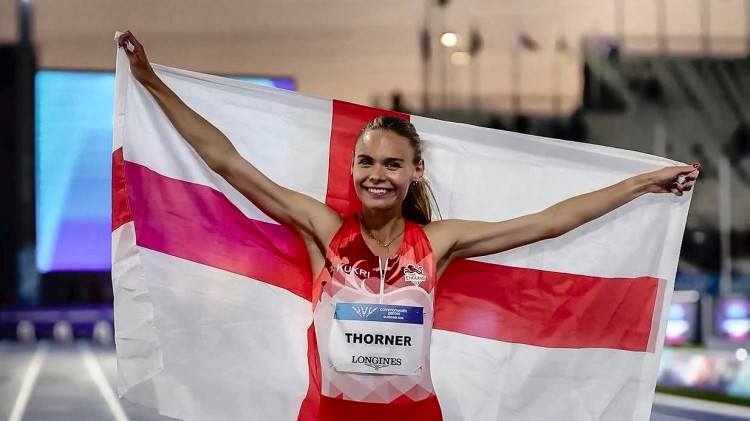 Wells City Harriers are celebrating after former junior Elise Thorner won silver in the 3000m steeplechase at the Glasgow 2026 Commonwealth Games. (Photo: England Athletics/Facebook) 
