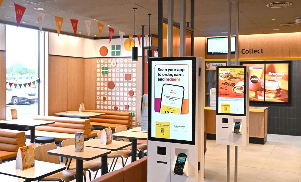 Latest plans have been approved for the new McDonald's at Birmingham Airport (image via BHX)