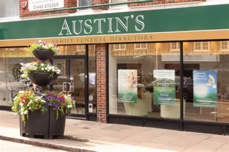 Austin’s Funeral Directors, recognised here for their professionalism and compassion.