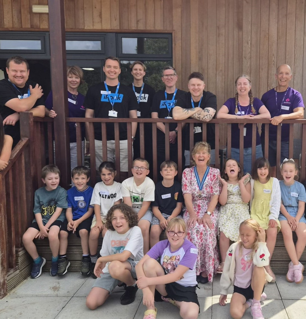 Anna Rankin & the children who attended our First Activity Day