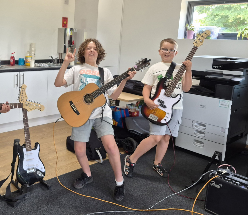 Two of our amazing "new" Guitarists
