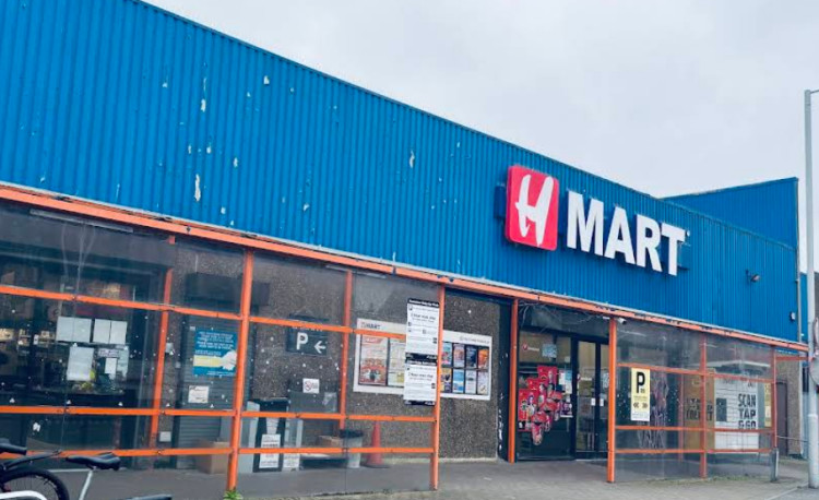 The stunt will take place outside H Mart, located at Unit 1 Leigh Close, New Malden (Image via Google Maps)