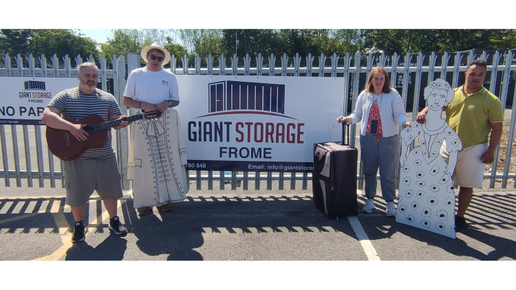 The family-run business has donated two 20ft containers to projects tackling material waste and creating opportunities for learning-disabled artists. (Supplied)