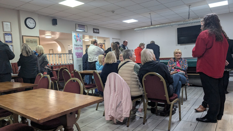 Local Plan Consultation at Baddeley Green WMC (image via LDRS)