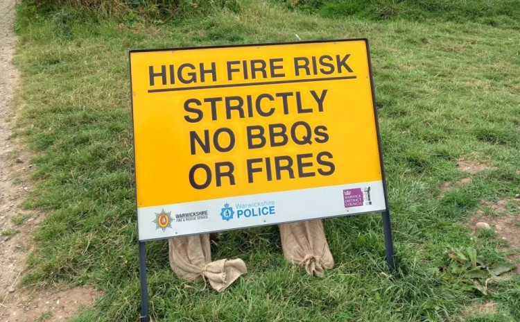  Warwickshire County Council has issued a direct plea having dealt with 134 deliberately-started fires across the first six months of 2026 (image via WDC)
