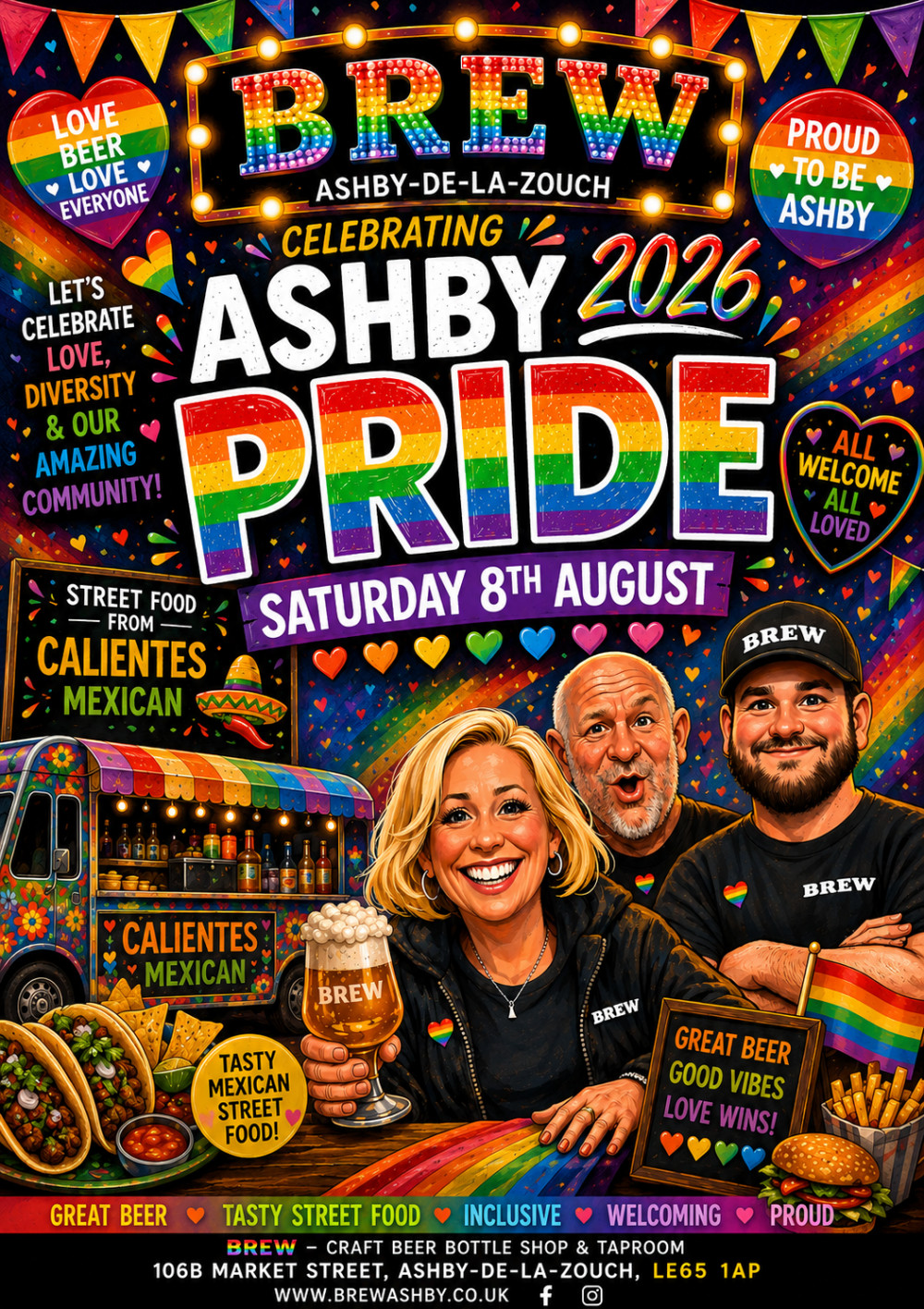 Pride with Calientes Mexican Street Food