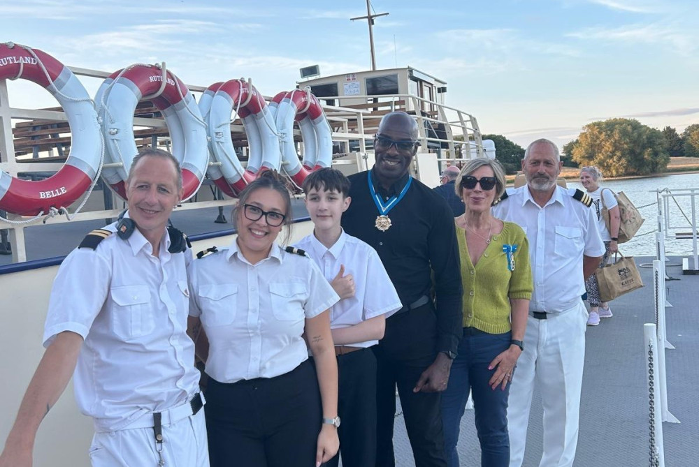 The High Sheriffs of Leicestershire and Rutland joined forces to host two special fundraising boat trips (Photo: High Sheriff of Rutland)
