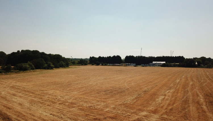 The land is opposite Aylesford School on Stratford Road (image via Wareing & Co)