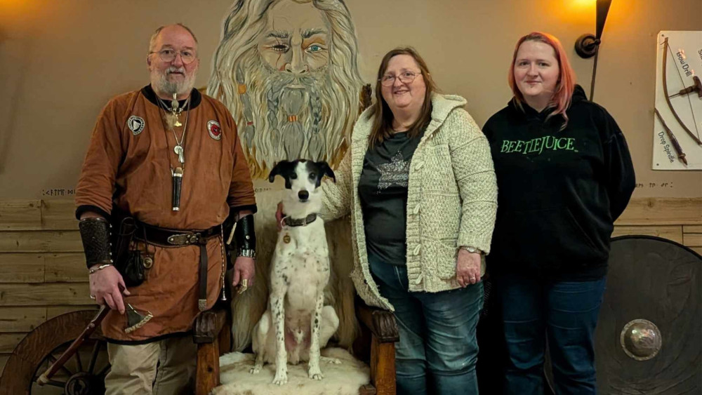 The Mayo family, owners of The Viking Axe on Charlotte Street (Credit: Supplied)