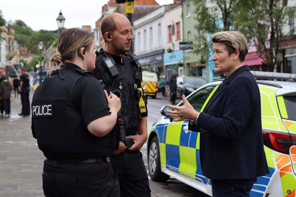 Sarah Dyke MP says she has asked the Home Office to reinstate Hotspot Patrol funding. (Supplied) 
