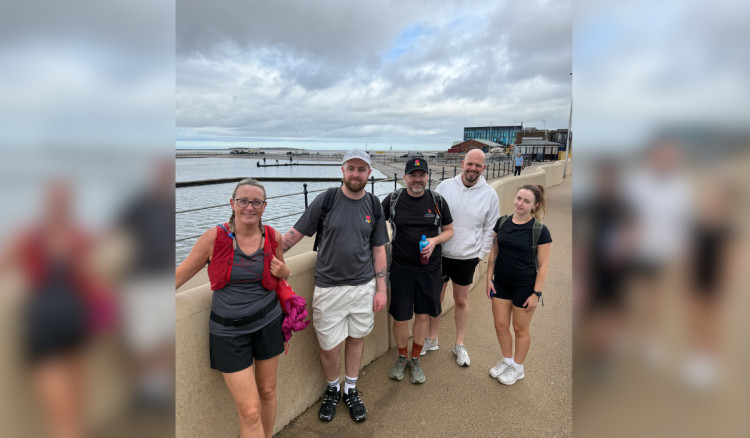 A group of colleagues from Chester will walk the 34-mile Sandstone Trail in a single day next month (Image supplied)