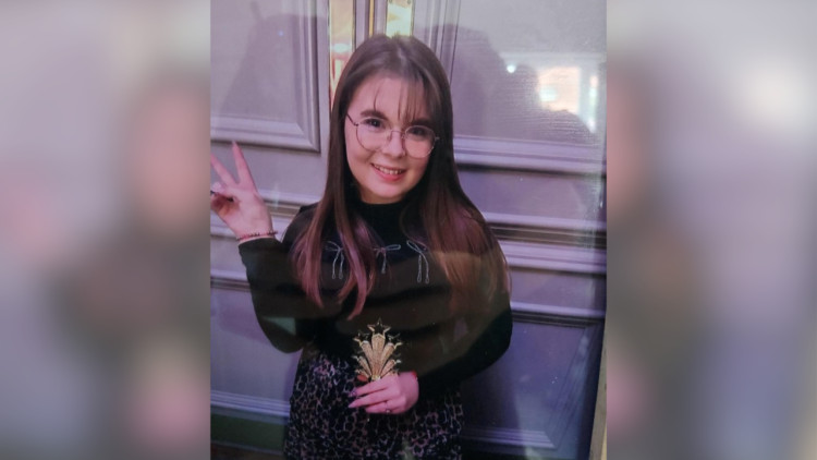 Maisie was last seen at 4.45pm on Sunday (2 August) in Stoke-on-Trent (image via Staffordshire Police)