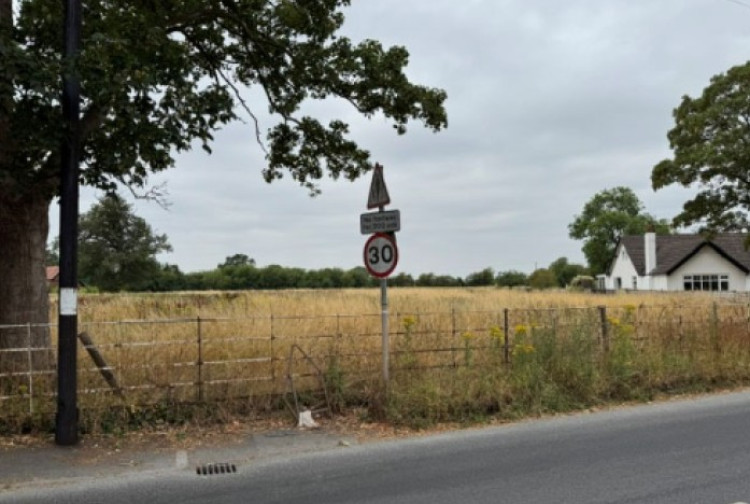 Up to nine homes could be built in the open countryside on land west of Wrenbury Road at Aston near Nantwich (Photo: CEC Planning).