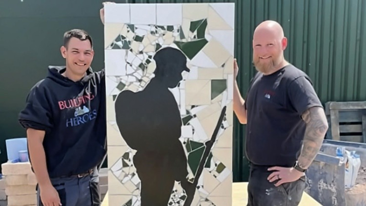 Wickes has donated surplus ceramic wall and floor tiles to Building Heroes’ training academy at Nantwich's Reaseheath College (Photo: Supplied).