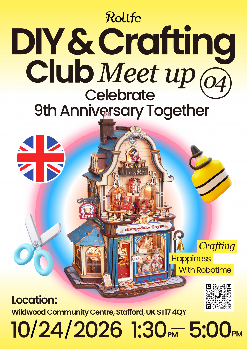 Robotime Community Meet-Up (image via Book Nook Workshop)